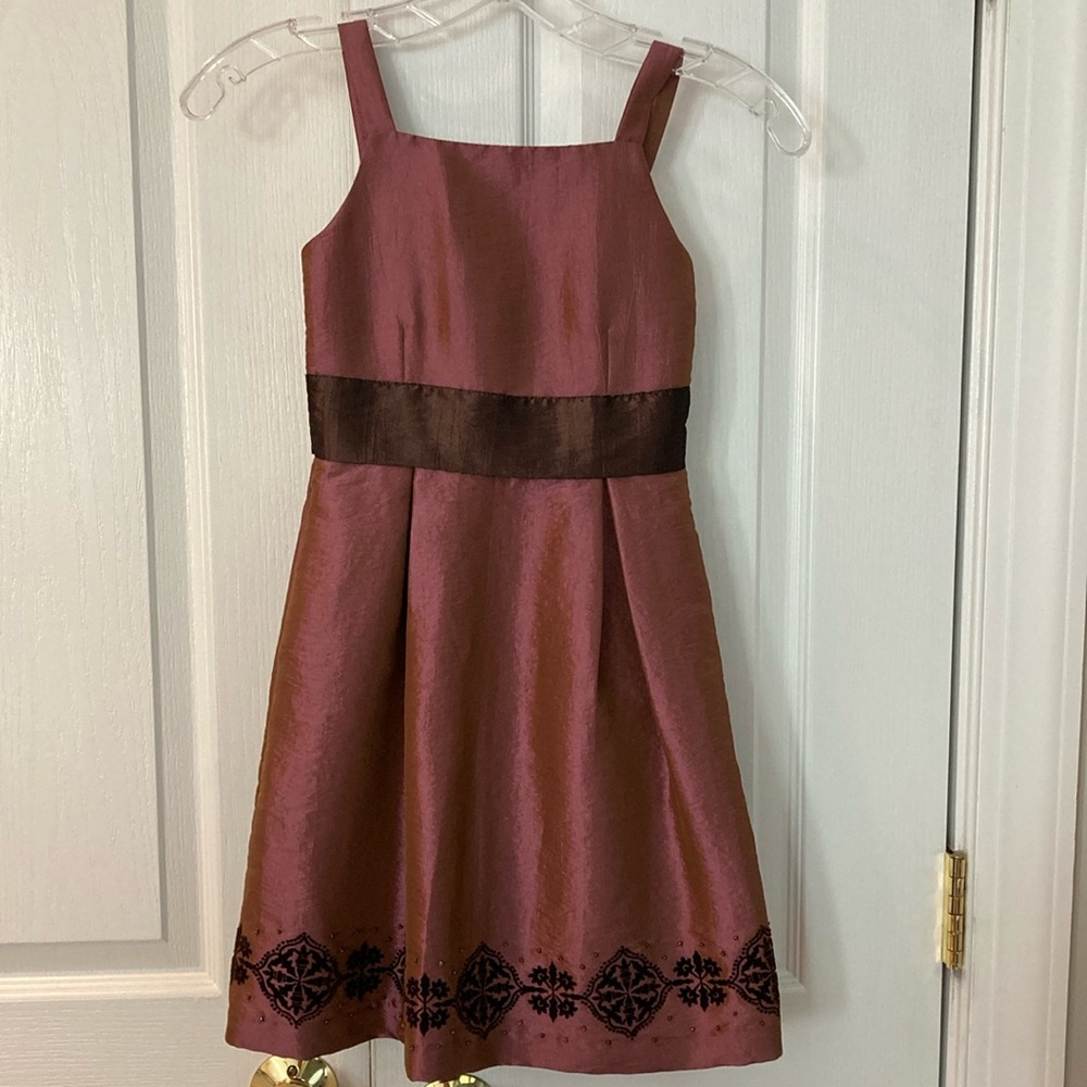 Girls KC Parker Holiday Dress Size 7. EUC